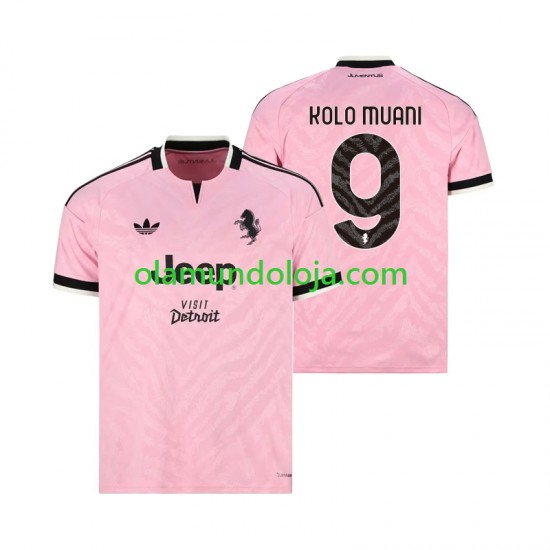 Camisola Juventus Randal Kolo Muani 9 Homem Equipamento Segundo 2026-2027 Manga Curta